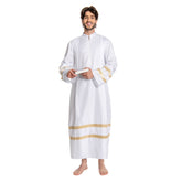 Mittelalterlicher Pastor Unisex Erwachsene Cosplay Kostüm Outfits Halloween Karneval Party Anzug